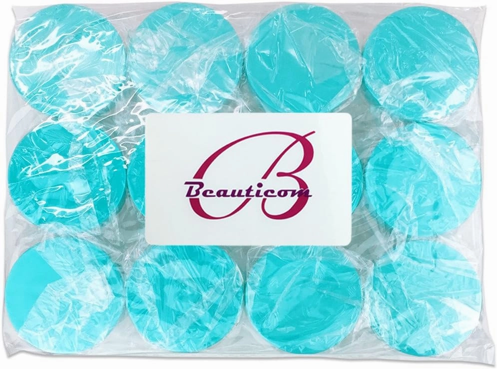 Beauticom 20G/20ML Reusable Clear Round Sample Container Jars with Teal Lids for Lotion, Creams, Toners, Lip Balms, Cosmetic, Makeup - BPA Free (120 Pieces (120 Bottoms & 120 Lids))