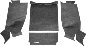 Bedrug - Jeep Cargo Kit | 1981 - 1986 Jeep Wrangler CJ-7, Cargo Liner w/ Tailgate Liner w/Out Gussets | Grey - 4 pc. | BRCJ81R