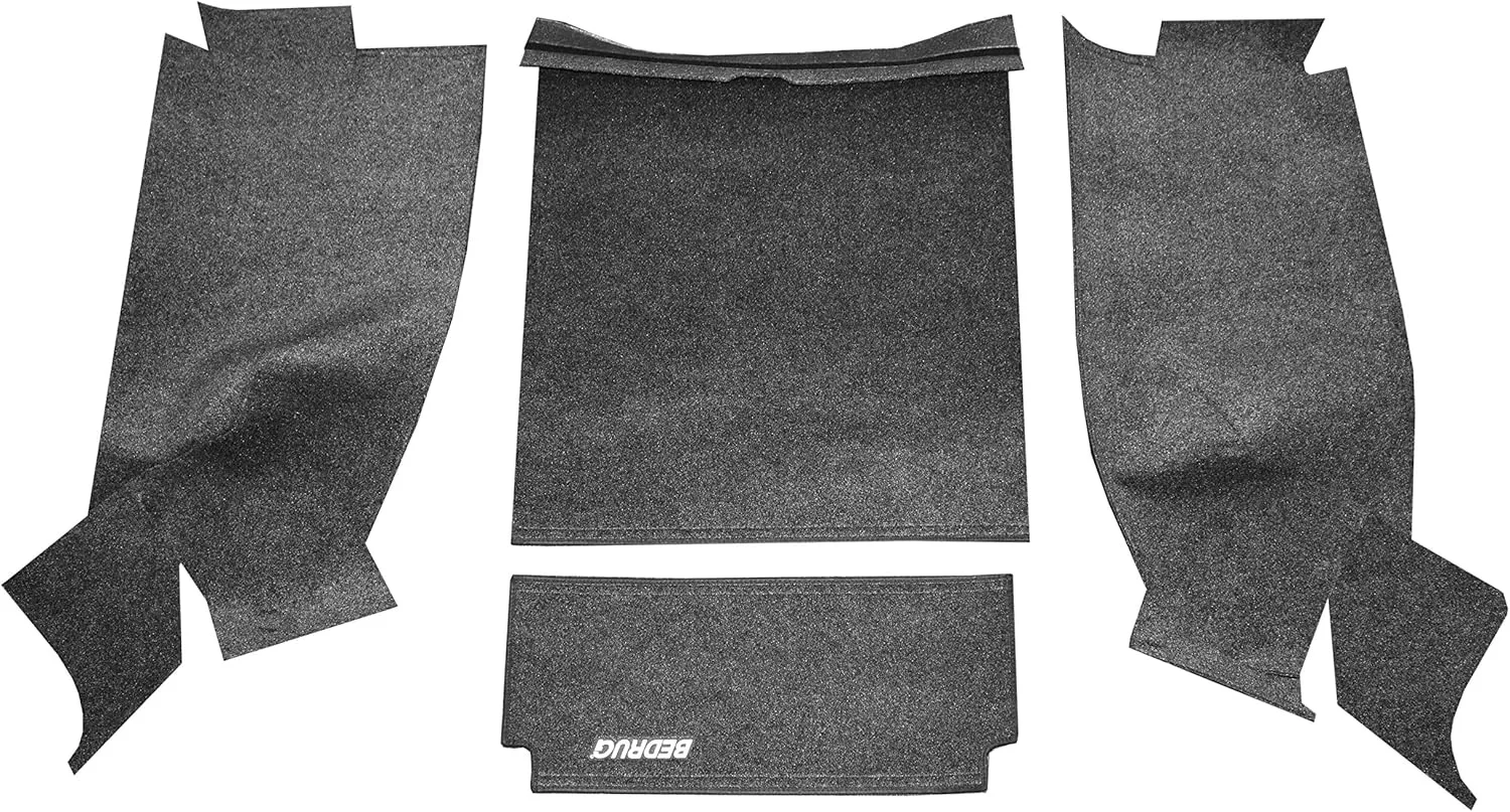 Bedrug - Jeep Cargo Kit | 1981 - 1986 Jeep Wrangler CJ-7, Cargo Liner w/ Tailgate Liner w/Out Gussets | Grey - 4 pc. | BRCJ81R