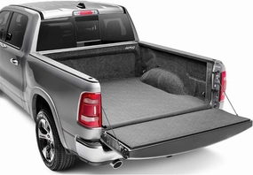 Bedrug Impact Bed Liner | Fits 2019 - 2024 Chevrolet Silverado / GMC Sierra 1500 79.4 Bed, New Body Style w/Out CrbnProBed (BRZSPRAYON required over Spray-In Liner), Charcoal Grey | ILC19SBK