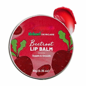 Beetroot Lip Balm | Lip Care | For Dry & Chapped Lips | For Pigmented Lips | For Women & Men (Classic Lip Balm), 1 Count, Red