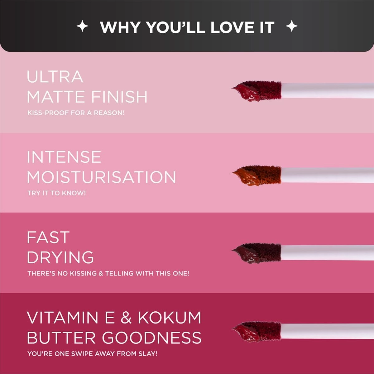 BELLA VITA Kiss-Proof Liquid Lipstick | 3.8 ml | 18-hr Stay |Transferproof Lipstick | Long Lasting | Ultra Matte Finish | Waterproof Liquid Lipsticks for Women | Berry Nude (Pink Pout, 0.12 fl oz)