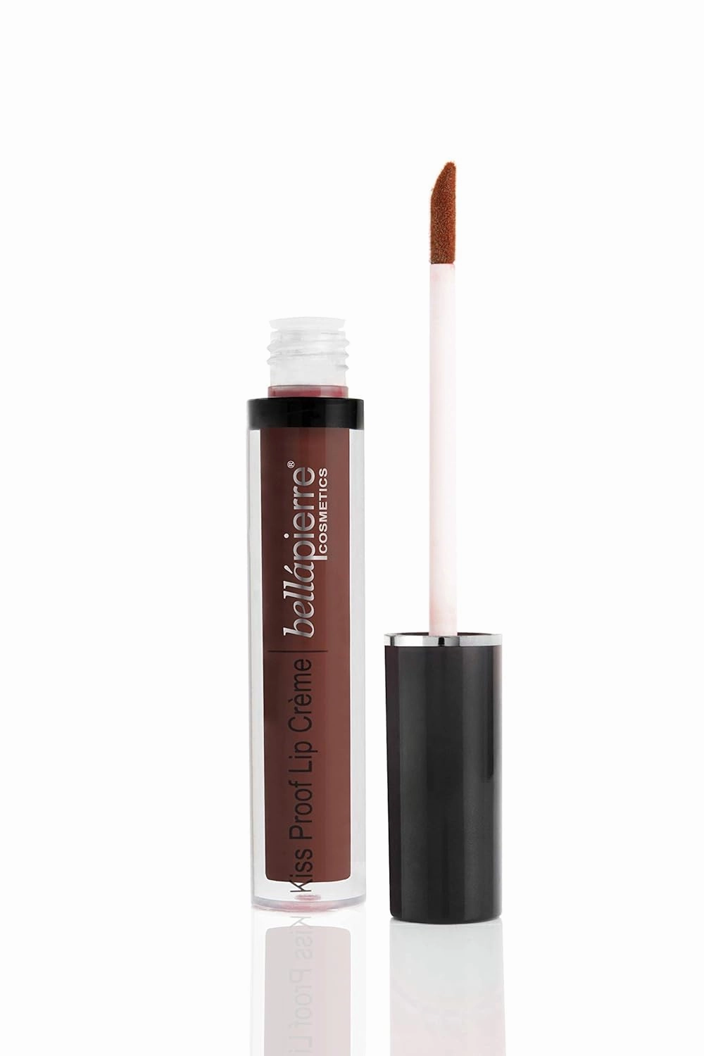 bellapierre Kiss Proof Lip Crème | Richly Pigmented, Smooth Matte Finish | 100% Natural Formulation | Non-Toxic and Paraben Free |Long Lasting Nourishing, Color - Brown Shell