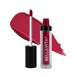 BE.LLAVI.TA Kiss-Proof Liquid Lipstick | 3.8 ml | 18-hr Stay | Transferproof Lipstick | Long Lasting | Ultra Matte Finish | Intense Moisturisation | Waterproof Liquid Lipsticks for Women | Pink Pout