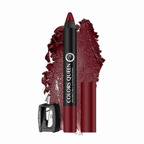 BEMT Lip Crayon Lipstick with Sharpener | Creamy Matte Finish | Smudge Proof & Waterproof | Long Lasting Crayon Lipstick for Women Last Upto 18 Hours (21, 3.5g)