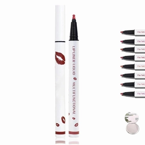 Benighty 2-In-1 Waterproof Liquid Lipstick Matte Liquid Lip Liner (04#)