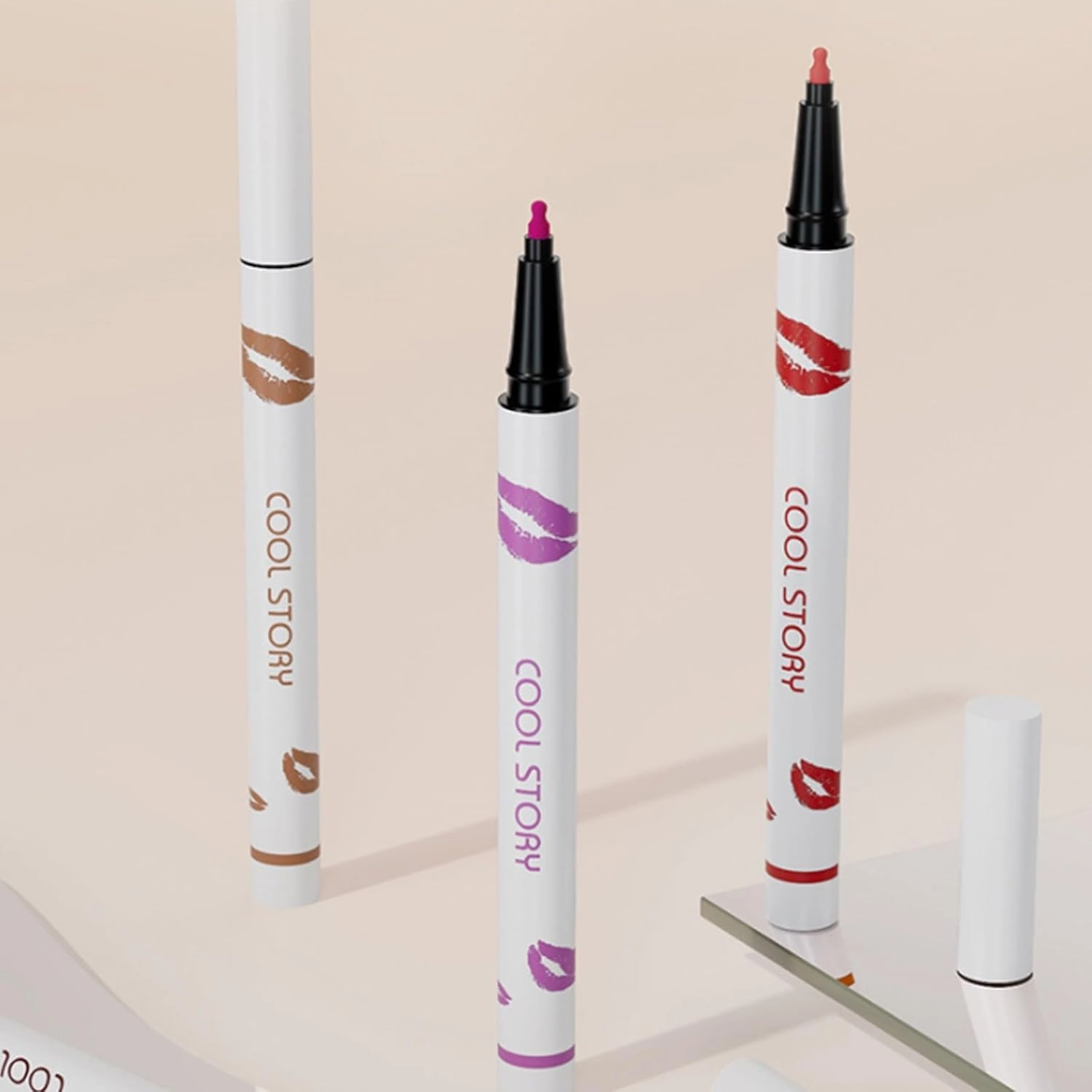 Benighty Liquid Lip Liner, Benefit Longwear Liquid Lip Liner, Benighty Longwear Liquid Lip Liner, Benighty Lip Liner, 2-in-1 Waterproof Liquid Lipstick, Quick-Drying Liquid Lip Stain