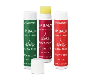 Berry Mint Lip Balm Collection, Vegan Set, Bees Wax Free, Coconut Oil Free, Avocado And, Organic Jojoba Oil, Vitamin E, Natural Moisturizer For Dry Cracked Lips, 3 Tube Set