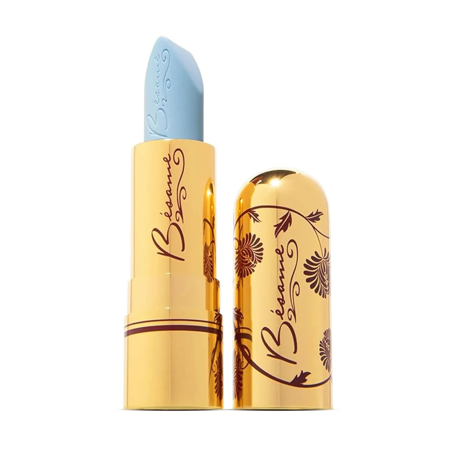 BESAME Magic Pink Lipstick 1963, Color-Changing Everyday Lip-Stick Balm, Changes from Blue to Sheer Rose or Magenta Due To PH, Long-Lasting, Satin Finish, With Moisturizing Vitamin E