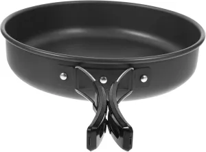 BESPORTBLE Frying Mini Black Outdoor Polyester Hard Alumina