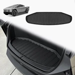 BestEvMod All Weather Frunk Front Trunk Mat Compatible with Tesla Cybertruck 2023 2024 Accessories Pickup Heavyweight Liner 3D Pattern TPE Waterproof Protect(Frunk Mat)