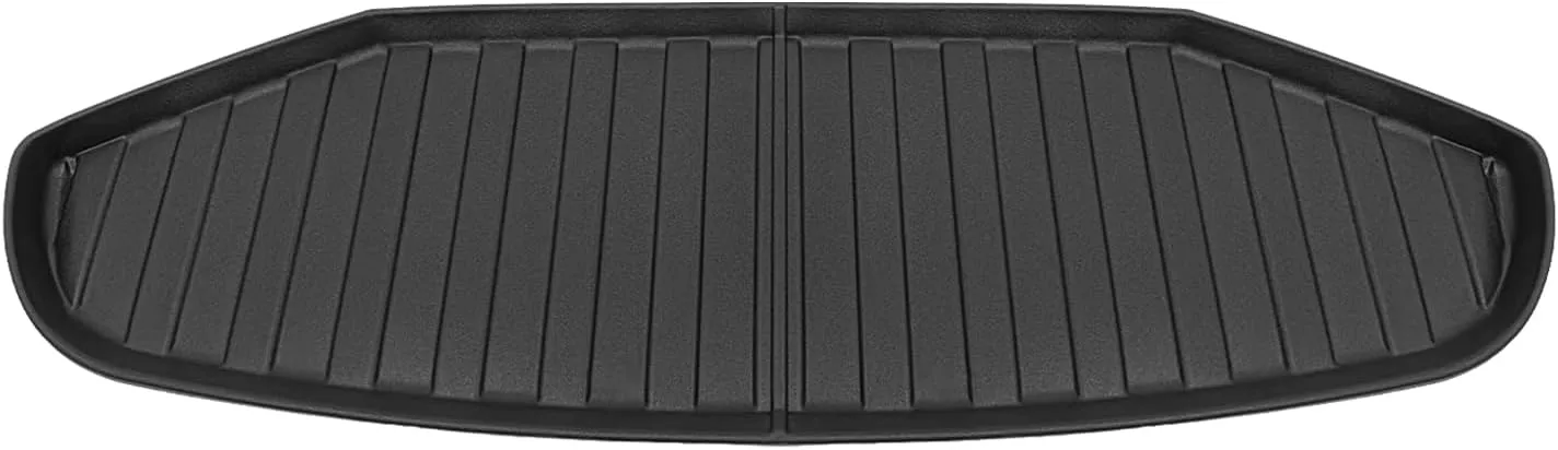 BestEvMod All Weather Frunk Front Trunk Mat Compatible with Tesla Cybertruck 2023 2024 Accessories Pickup Heavyweight Liner 3D Pattern TPE Waterproof Protect(Frunk Mat)