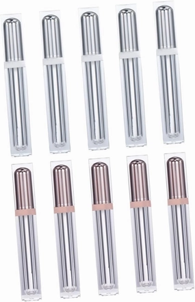 BESTYASH 10Pcs Transparent Lip Gloss Tube Refillable Containers for Travel Daily Use Lightweight Portable Makeup Bottles Each