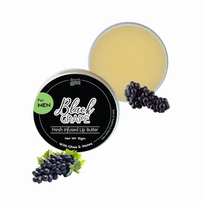 Black Grape Lip Balm For Men,For Lip Lightening,Lip Mask For Dry Lips|Natural,Ayurvedic Lip Care|Fresh Kitchenmade,Desi Ghee,Raw Honey,Shea,Black Grape,Vitamin E|Express Dry Lips Repair,10G