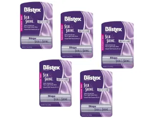 Blistex Silk & Shine Lip Moisturizer 0.13 oz Pack of 5