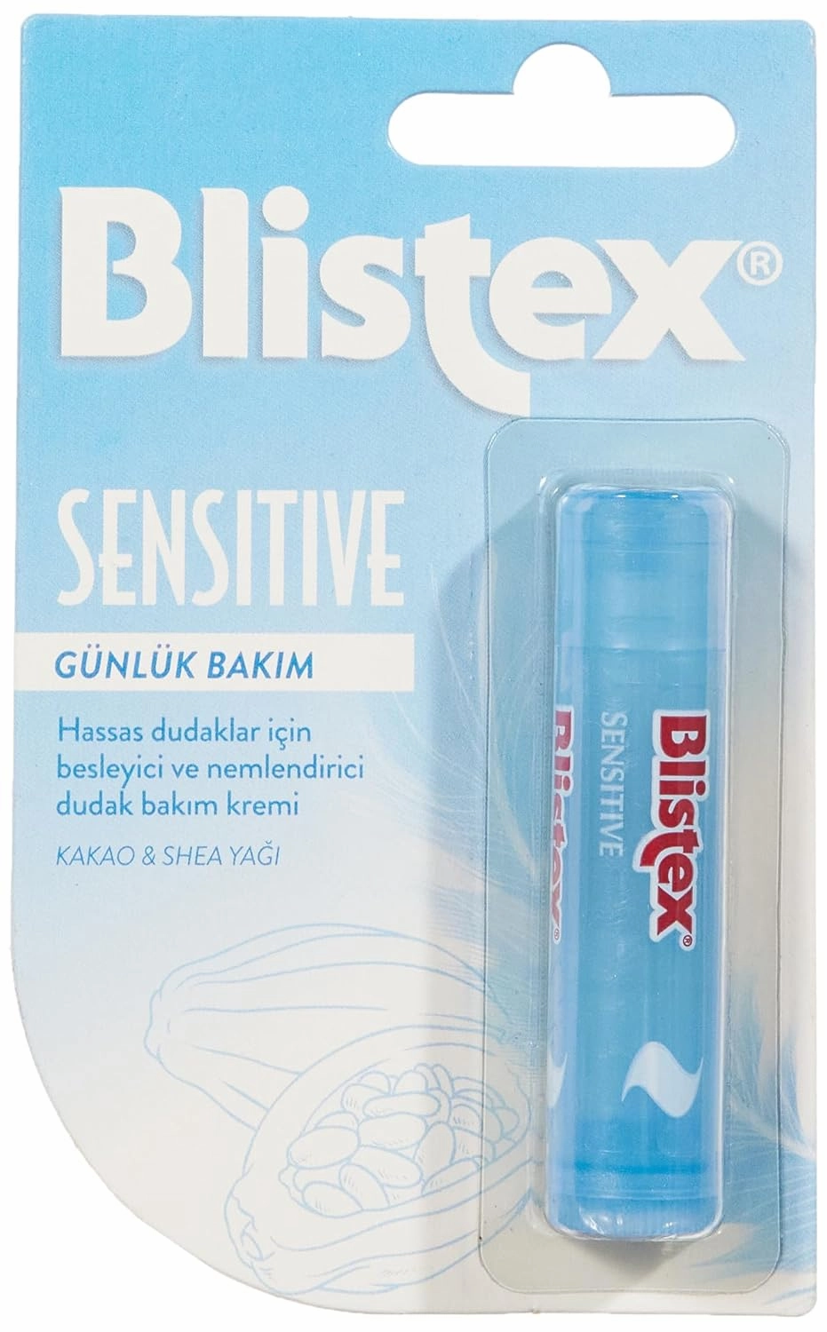 Blistex Simple & Sensitive Lip Balm, 0.15 Ounce Tube – Hypo-Allergenic Unflavored Lip Balm, Gentle Lip Moisturizer For Dry Lips, Contains Shea & Cocoa Butter (Pack of 3)