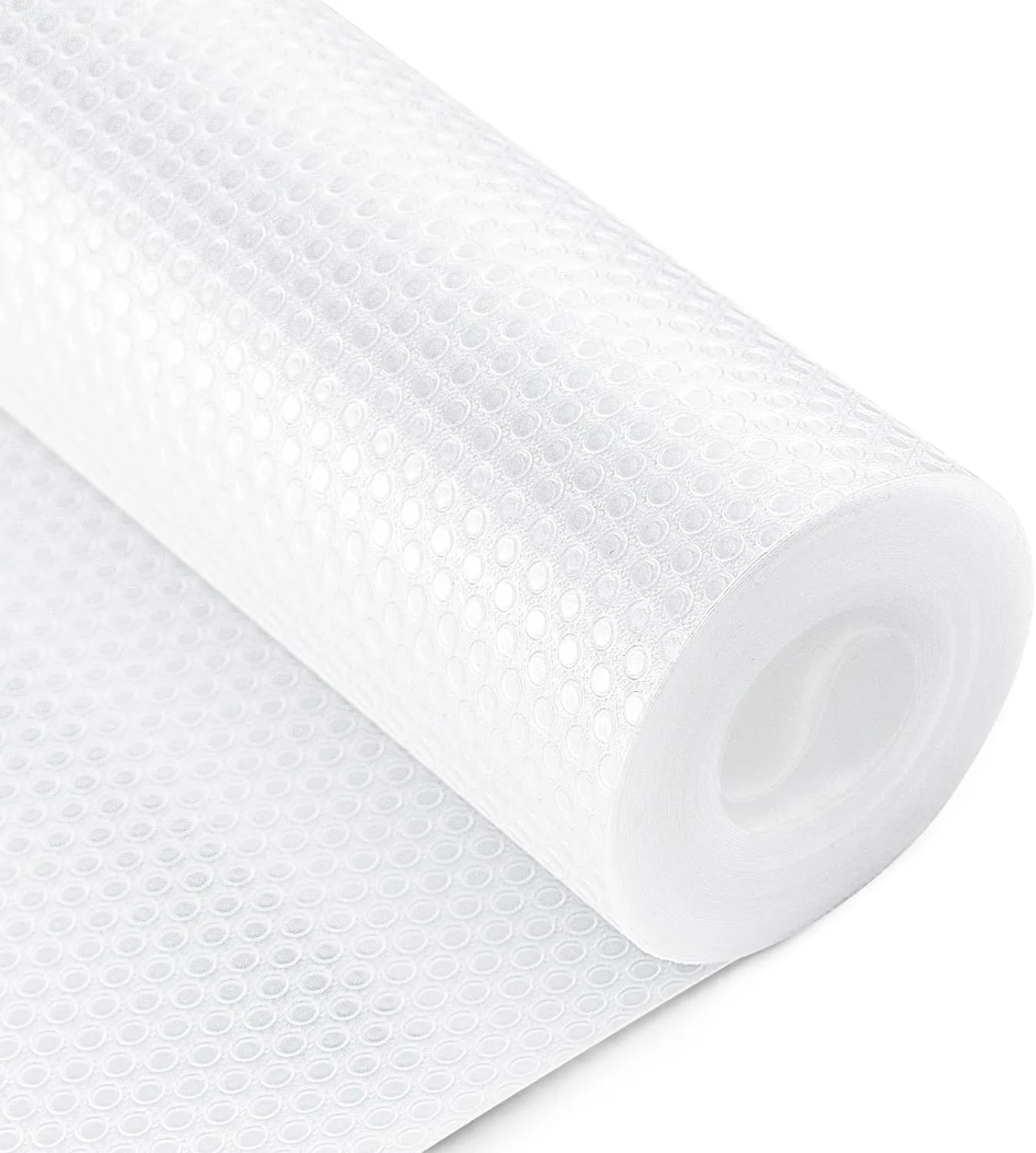 Bloss Shelf Liners Waterproof Non Adhesive Cabinet Liner for Bathroom, Kitchen, Desks, Cupboard, Refrigerator, ect, Clear Drawer Mat 17.7''×177''