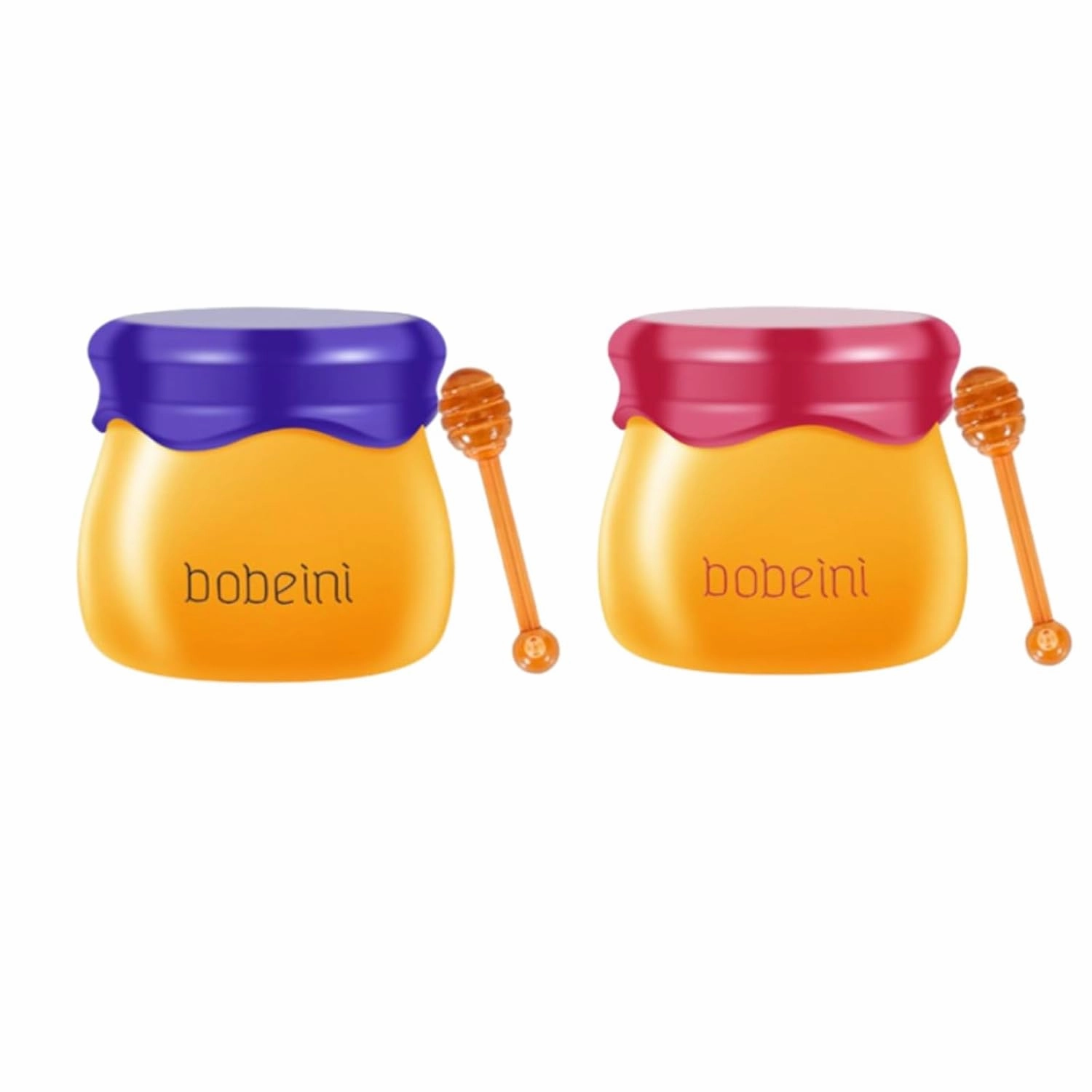 Bobeini Lip Mask, Honeypot Lip Mask, Honey Lip Mask, Sleep Overnight Lip Mask for Lip Care, Hydrating Lip Mask (2pcs)