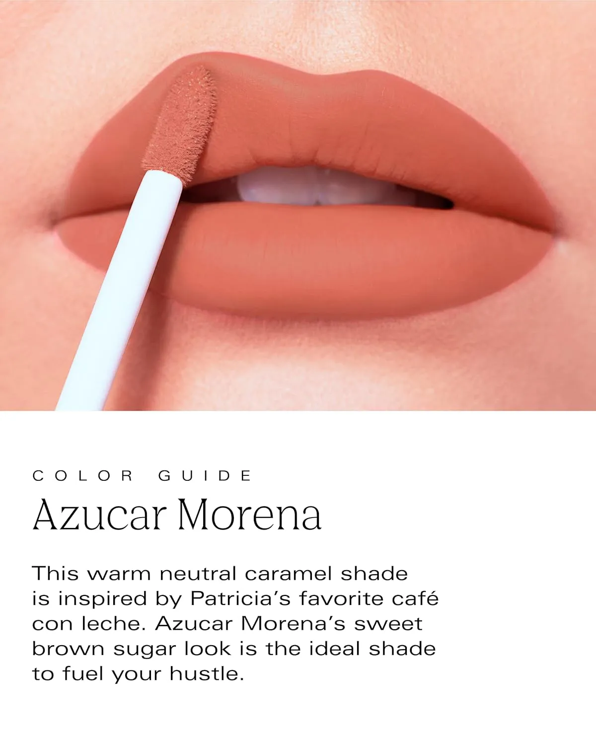 Bold Aspirations Liquid Lipstick (Azucar Morena) | Highly Pigmented Smooth Matte Finish | Caramel Tone | Long Lasting, Non-Transfer, Hydrating Formula | Vegan | Cruelty-Free | .14 fl oz