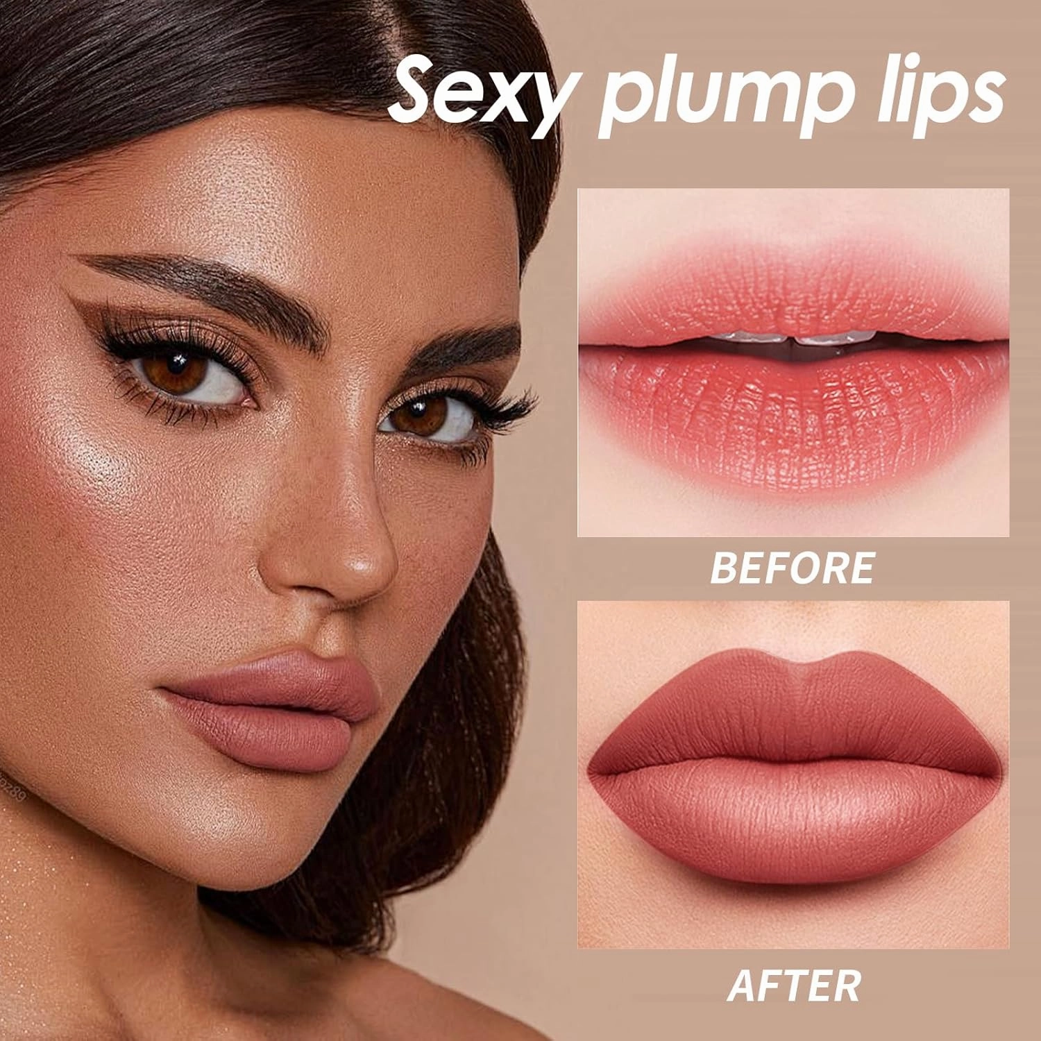 Boulari Lip Stain Long Lasting Lip Liner to Define Your Lips Waterproof Boulari Lip Stain Peel Achieve a Perfectly Makeup for Girls (True Nude Neutral Mauve Rose Pink, S)