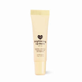 Brightening SPF30 Lip Balm with Peptides, Vitamin C & Hyaluronic Acid | Brightens Lips | Reduces Pigmentation | Hydrates Lips | SPF Lip Balm | Clear Glaze 12gm
