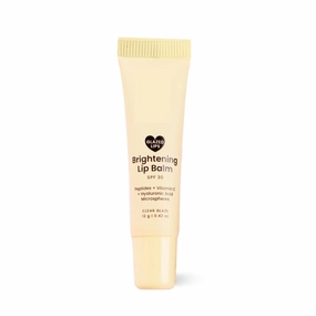 Brightening SPF30 Lip Balm with Peptides, Vitamin C & Hyaluronic Acid | Brightens Lips | Reduces Pigmentation | Hydrates Lips | SPF Lip Balm | Clear Glaze 12gm