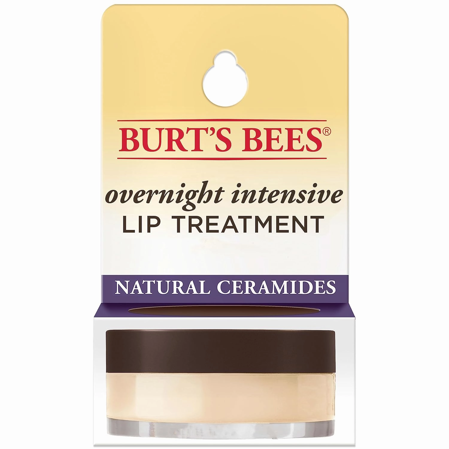 Burt's Bees Lip Balm Easter Basket Stuffers - Beeswax, Strawberry, Coconut and Pear & Overnight Intensive Lip Treatment, 0.25 oz - Moisturizing, Restorative