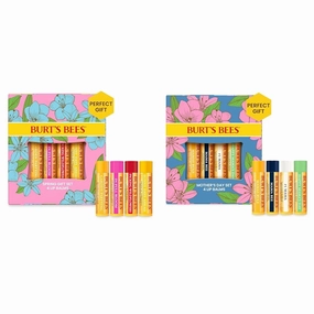 Burt's Bees Lip Balm Gift Sets - 8 Tubes, In Full Bloom & Balm Bouquet, Original Beeswax, Dragonfruit Lemon, Tropical Pineapple, Strawberry, Vanilla Bean, Cucumber Mint, Coconut & Pear, 0.15 oz