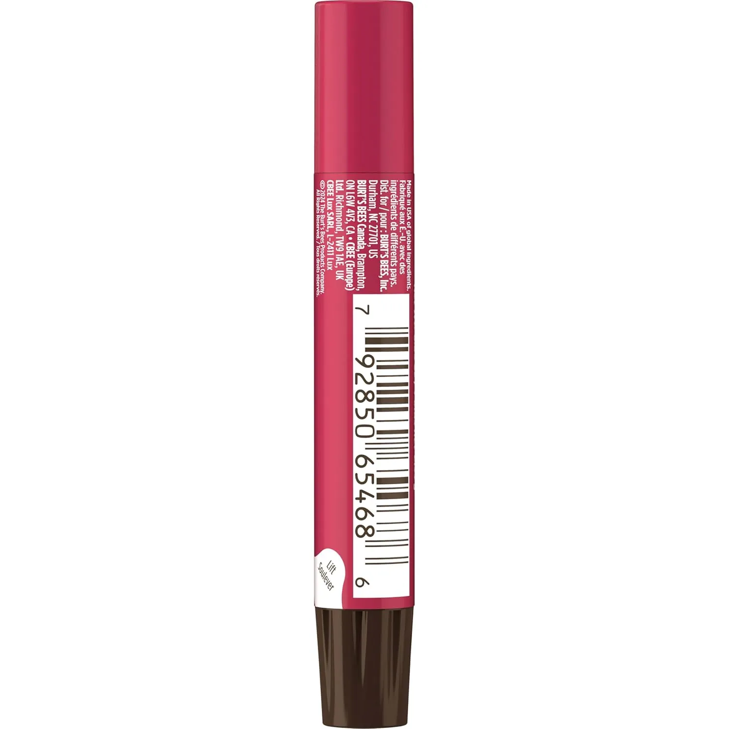 Burt's Bees Shimmer Lip Tint Set, Tinted Lip Balm Stick, Moisturizing for All Day Hydration with Natural Origin Glowy Pigmented Finish & Buildable Color, Raisin (1-Pack)