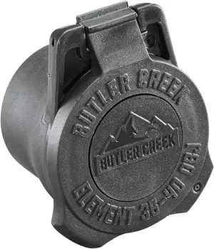 Butler Creek Element Scope Cap Objective 40mm, Black Riflescope Cap ESC40