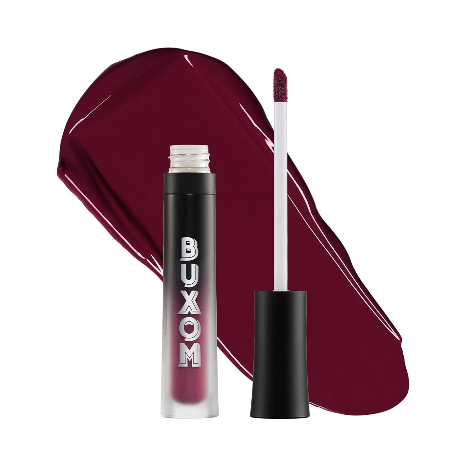 BUXOM Full-ON Plumping Liquid Lipstick Matte - Transfer-proof Plumping Lip Color, 8-hour long wear with Vitamin E Hyaluronic Acid & Plumping Peptide Complex to Hydrate & Smooth Lip Lines, Cruelty-Free