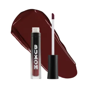 BUXOM Full-ON Plumping Liquid Lipstick Matte - Transfer-proof Plumping Lip Color, 8-hour long wear with Vitamin E Hyaluronic Acid & Plumping Peptide Complex to Hydrate & Smooth Lip Lines, Cruelty-Free