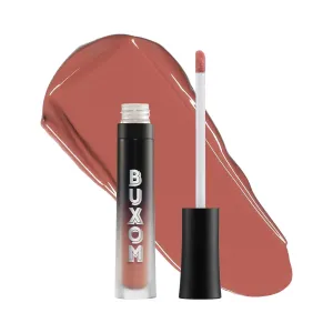 BUXOM Full-ON Plumping Liquid Lipstick Matte - Transfer-proof Plumping Lip Color, 8-hour long wear with Vitamin E Hyaluronic Acid & Plumping Peptide Complex to Hydrate & Smooth Lip Lines, Cruelty-Free