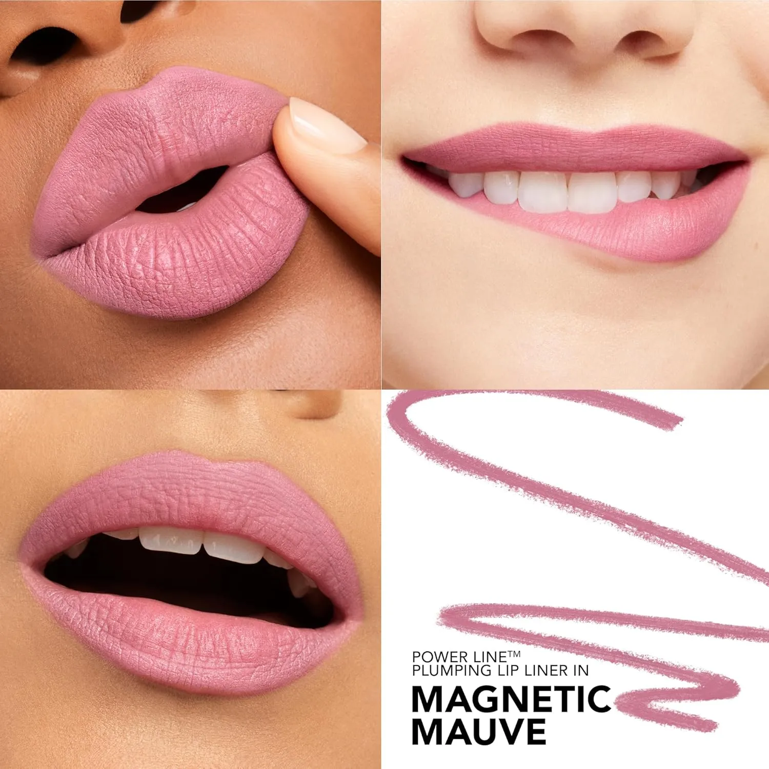 BUXOM Power Line Plumping Lip Liner, Long Lasting and Retractable Lip Liner, Moisturizing with Peptides and Vitamin E for Plump, Cruelty Free