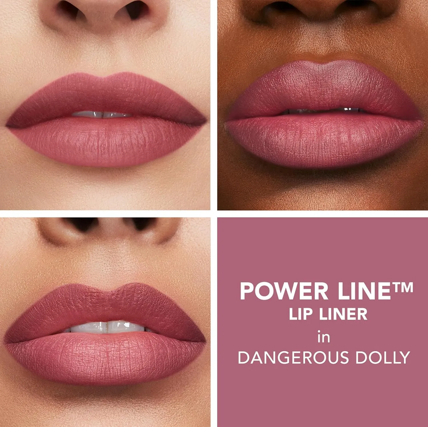 BUXOM Power Line Plumping Lip Liner, Long Lasting and Retractable Lip Liner, Moisturizing with Peptides and Vitamin E for Plump, Cruelty Free