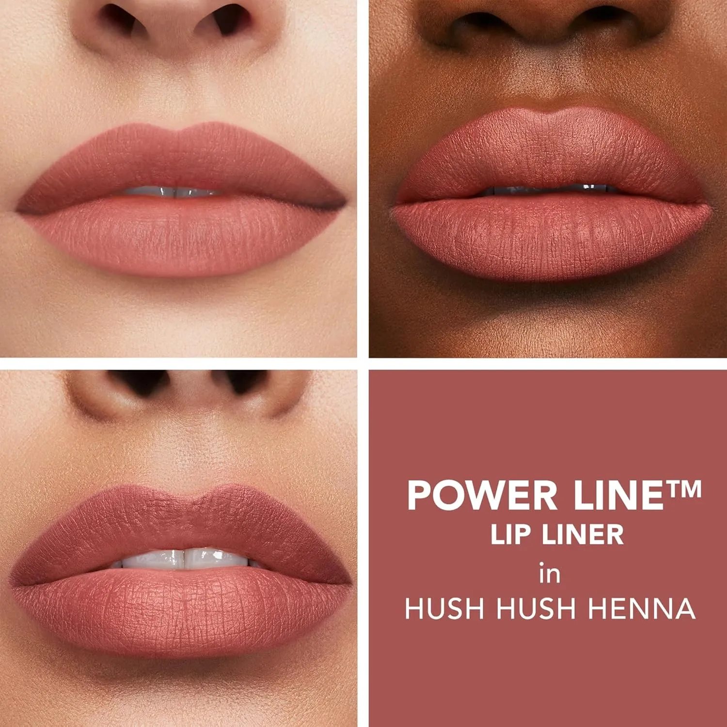 BUXOM Power Line Plumping Lip Liner, Long Lasting and Retractable Lip Liner, Moisturizing with Peptides and Vitamin E for Plump, Cruelty Free
