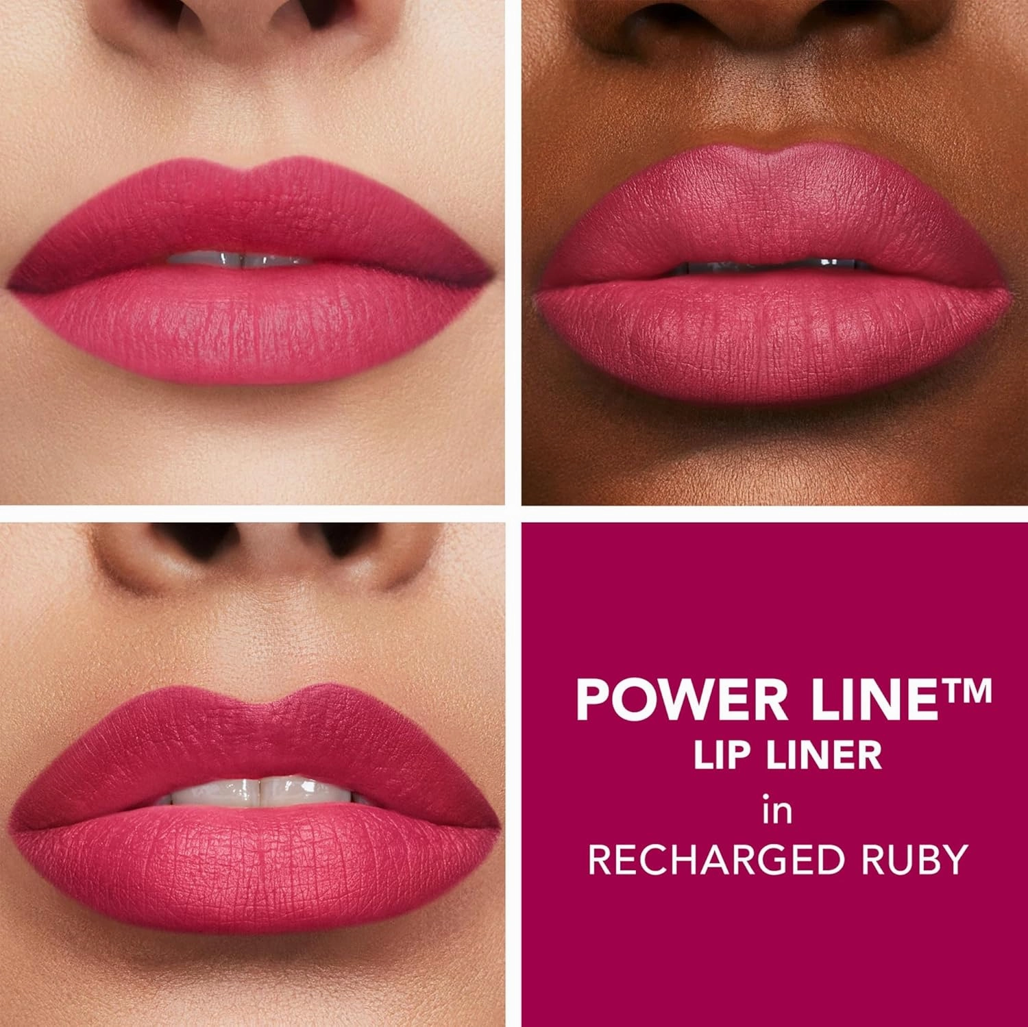 BUXOM Power Line Plumping Lip Liner, Long Lasting and Retractable Lip Liner, Moisturizing with Peptides and Vitamin E for Plump, Cruelty Free