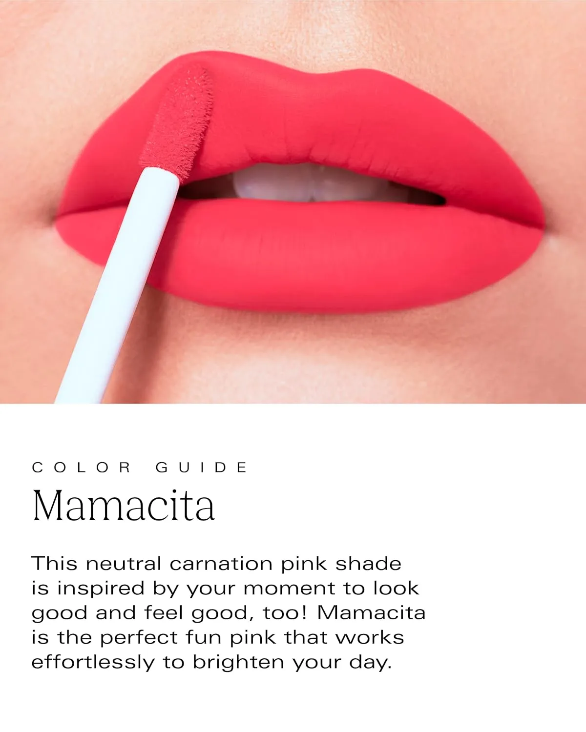 by Patricia De León | Bold Aspirations Liquid Lipstick (Mamacita) | Highly Pigmented Smooth Matte Finish | Vibrant Pink Tone | Long Lasting, Non-Transfer, Hydrating Formula | Vegan | Cruelty-Free | .14 fl oz