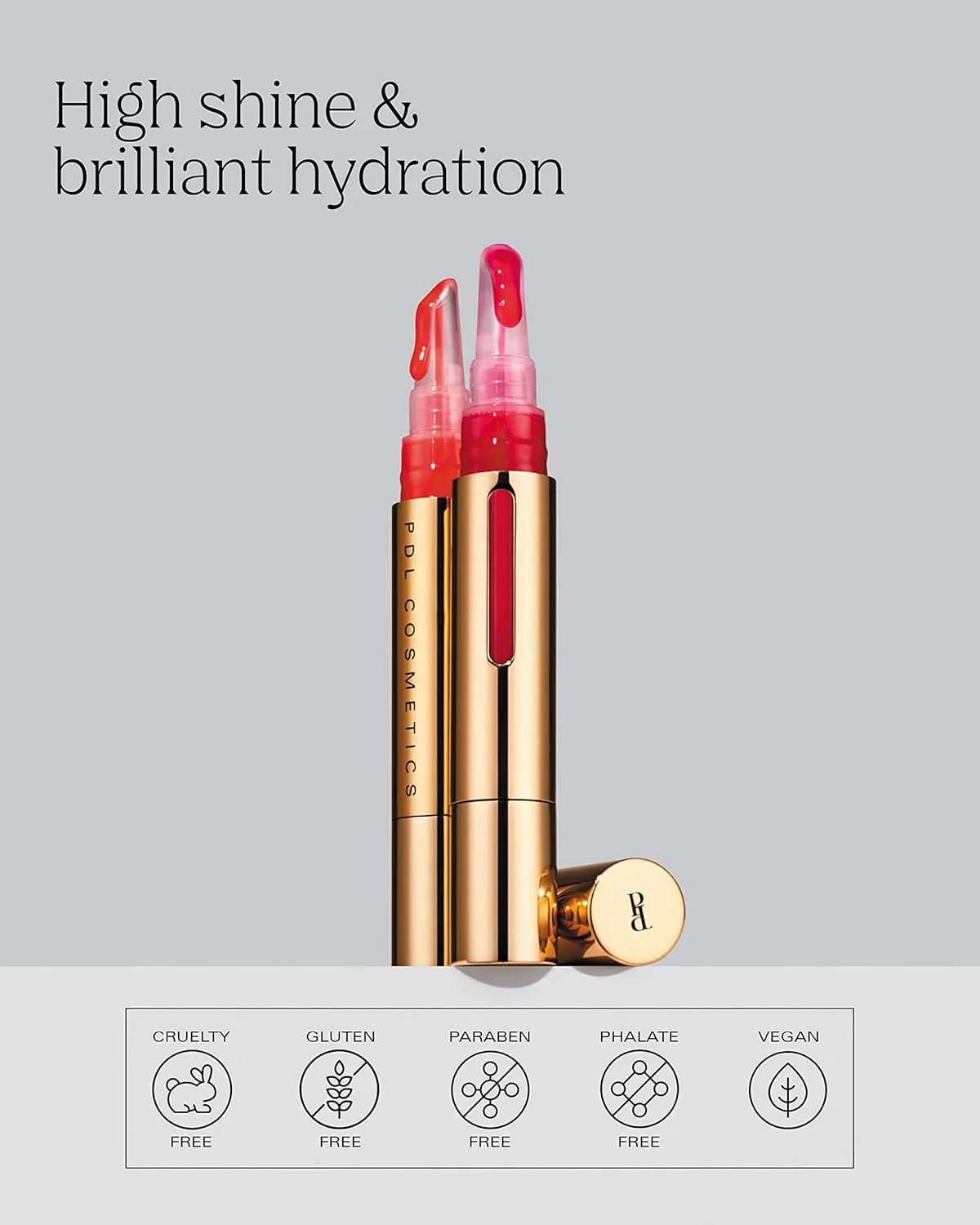 by Patricia De León | Sexy Shine Clear Lip Gloss (Pure) | Hydrating, Non-Sticky Formula | Lightweight, High Shine Finish | Vegan | Cruelty-Free | .14 fl oz