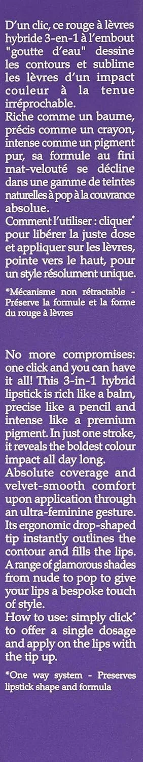 By Terry Rouge Expert Click Stick, Long-Wearing, Non-Drying, Matte Lipstick, Travel Friendly, Baby Brick, 1.5g