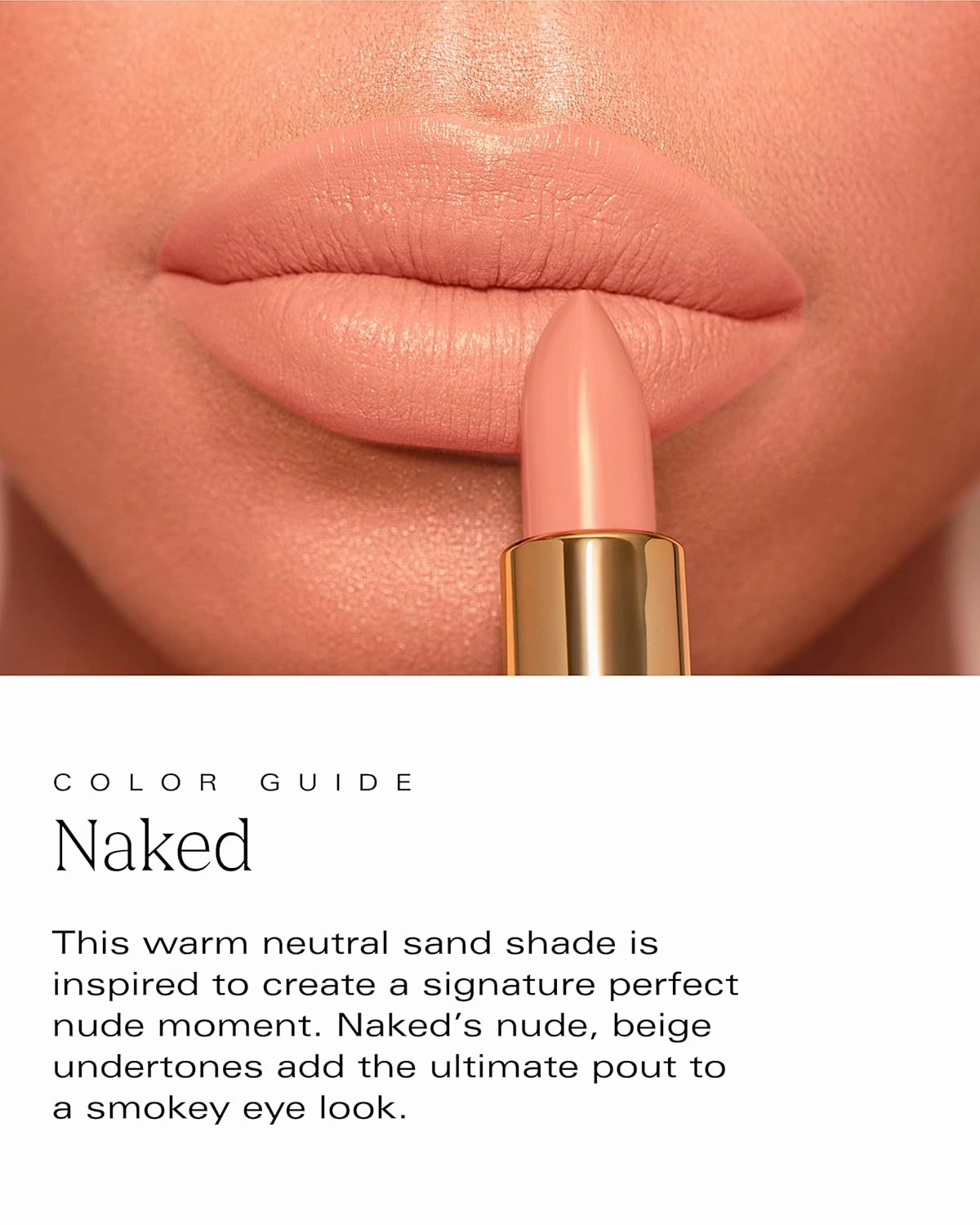 by Patricia De León | High Powered Lipstick (Naked) | Intensely Colored Nude Matte Finish Lipsticks | Long Lasting Hydrating Formula, Creamy Texture for Weightless Coverage | Vegan | Cruelty-Free | .14 oz