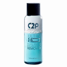 C.2.P.O Pro Ultra HD Bi Phase Makeup Remover, Micellar Water, Lip, Face & Eye Waterproof Makeup Cleanser for All Skin Types, 120ml