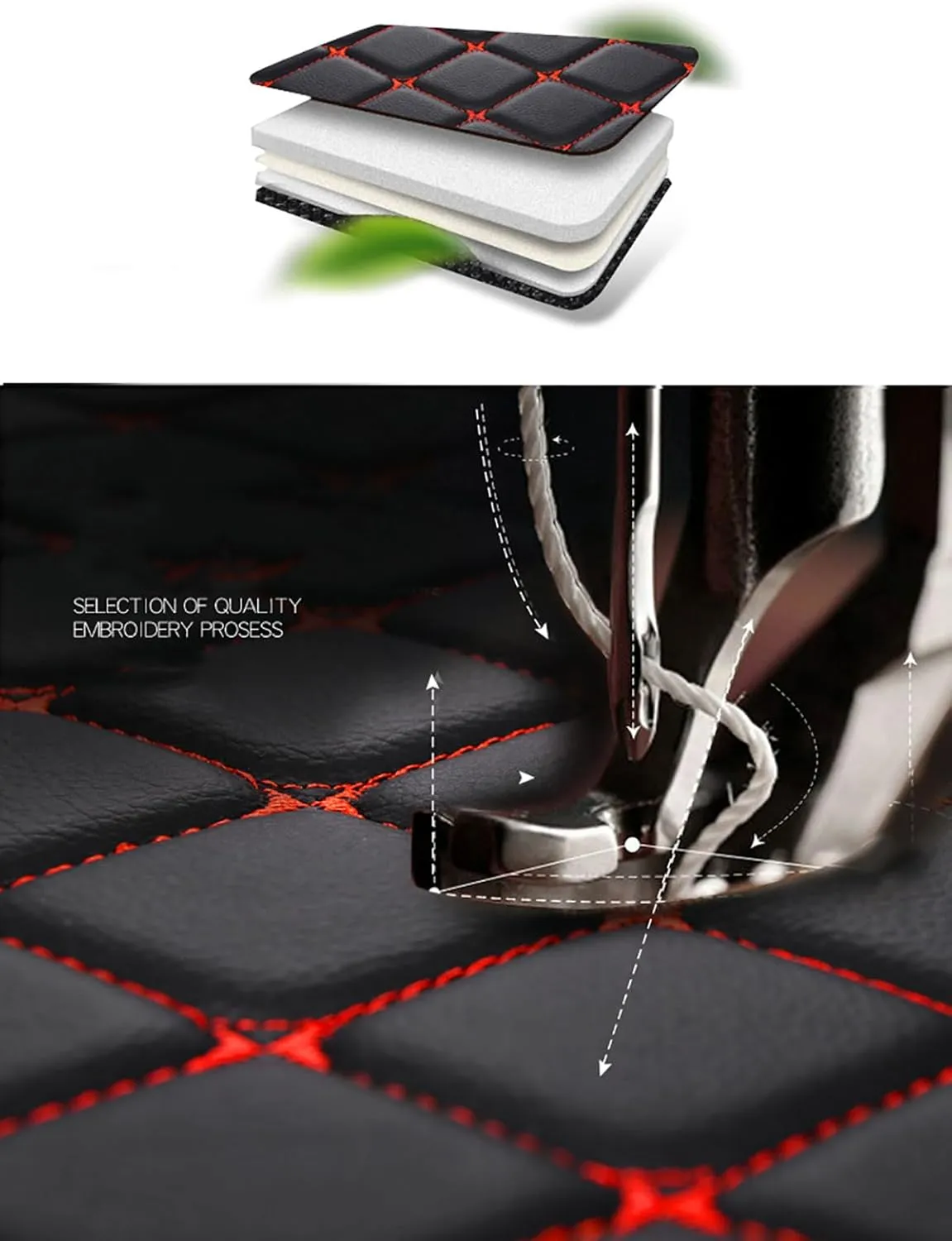 Car Boot Mats for Genesis GV70 EV Pure Electric 2023 2024, Custom Protector Pad Cargo Tray Liners Trunk Carpets All Weather Interior Accessories,Black