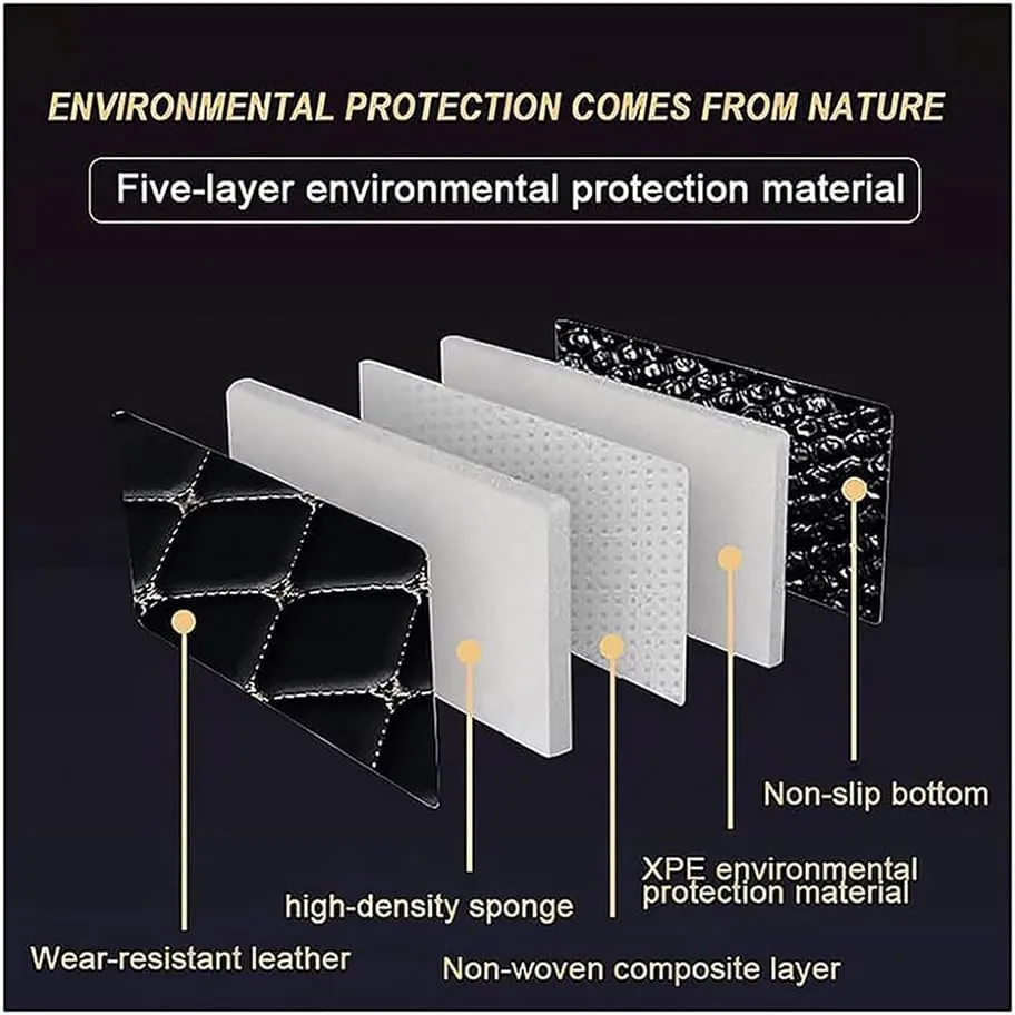 Car Cargo Liners for Cadillac Lyriq 2022-2024, Boot Mats Rear Trunk Carpet Trunk Mat Trunk Protection Mat Trunk Liner Mats Interior Accessories,B