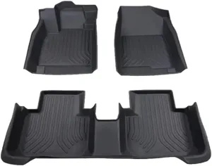 Car Floor Mat Compatible with Equator Sport Territory 2021 2022 2023 2024 2025 Waterproof Mud Carpet TPE Foot Pad Full Rug Accessories(Size:Right-Hand Drive), Black