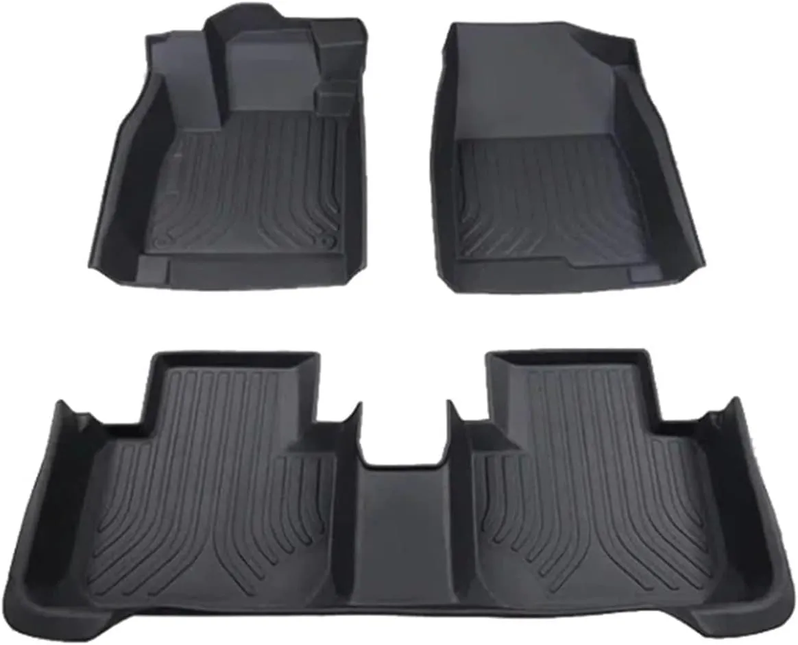 Car Floor Mat Compatible with Subaru Forester SK 2019~2023 TPE Waterproof Leather Rug Mud Carpet Foot Pad Full Tappeto Auto Accessories(Size:Left-Hand Drive), Black