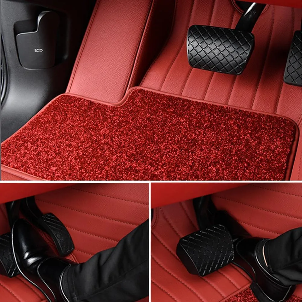 Car Floor Mats for Lamborghini Gallardo LP 570-4 Blancpain LP570-4 2011, All-Weather Protection Floor Liners Full Coverage Pads Carpets Floor Protection Underlay Accessories,A