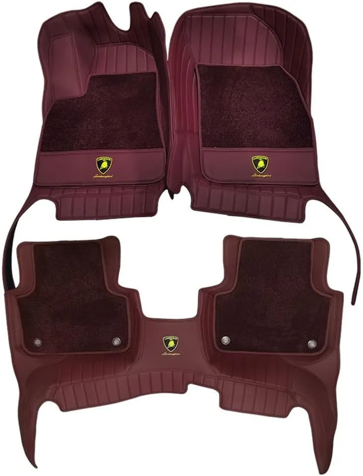 Car Floor Mats for Lamborghini Gallardo LP 570-4 Blancpain LP570-4 2011, All-Weather Protection Floor Liners Full Coverage Pads Carpets Floor Protection Underlay Accessories,A