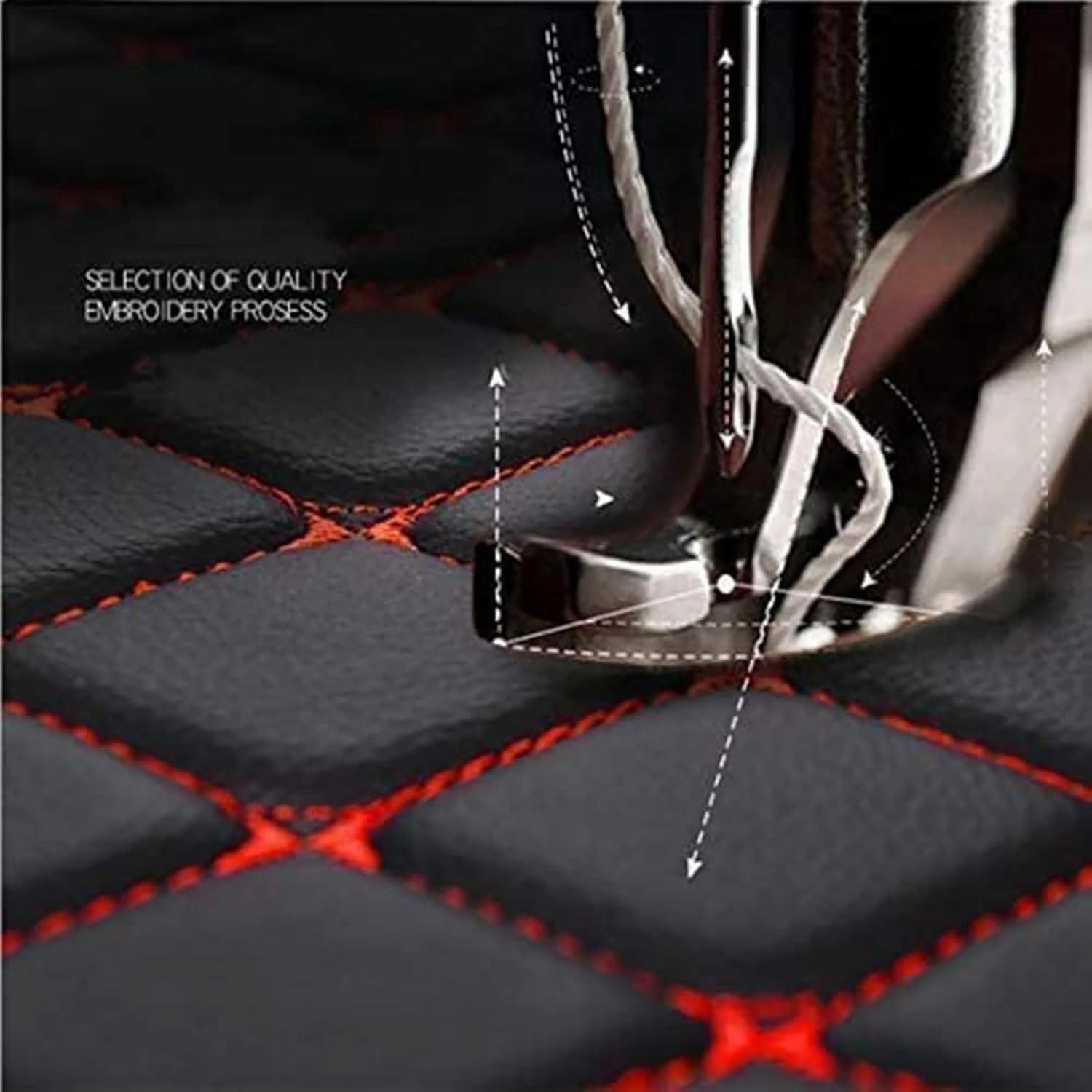 Car Leather Boot Liner Mats for Nissan Kicks 2018-2024, Custom Auto Rear Trunk Cargo Tray Protector Liners Anti-Scratch Non-Slip Luggage Carpets Interior Accessories,E/Brown