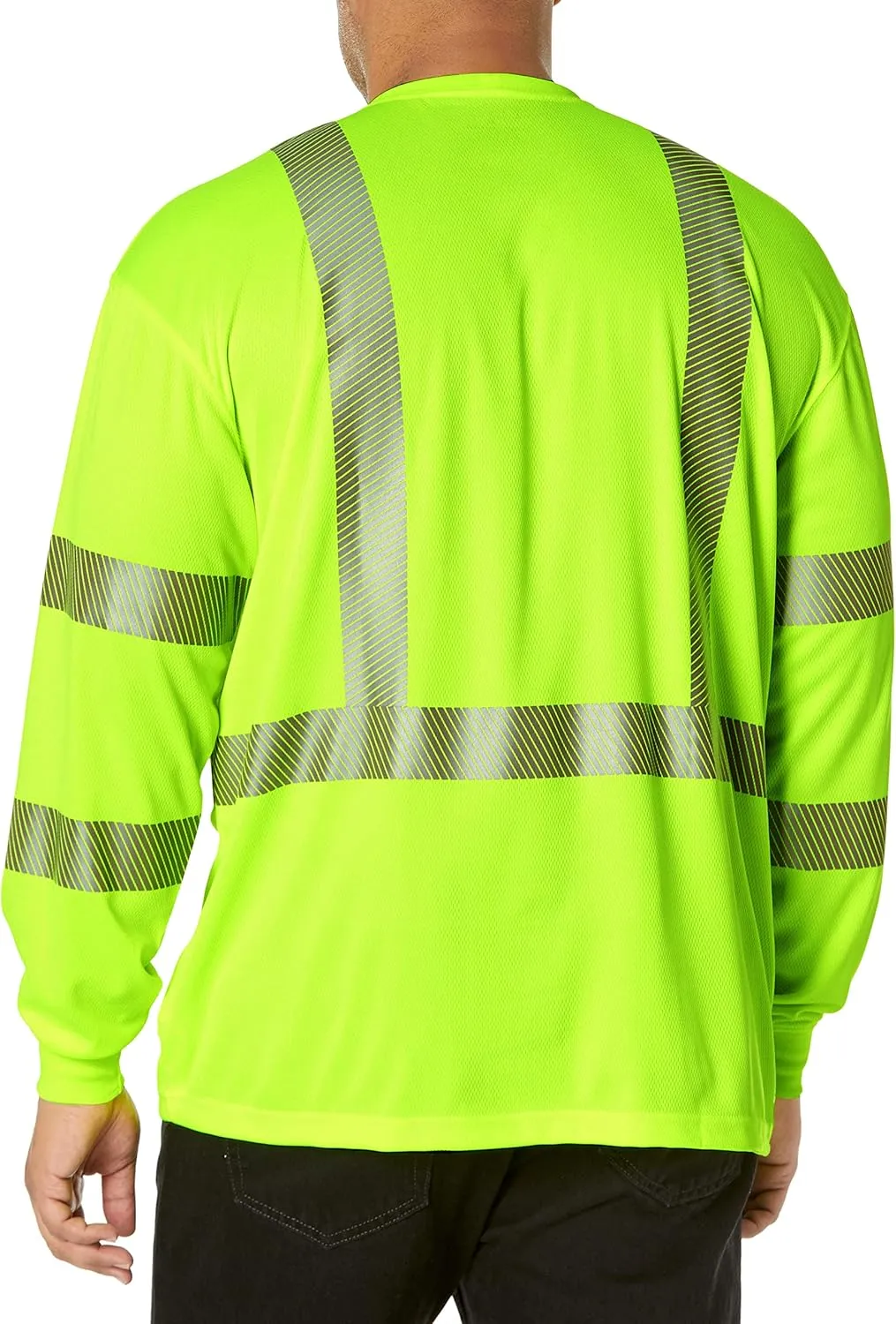 Carhartt Men's Force High-Visibility Long-Sleeve Class 3 T-Shirt